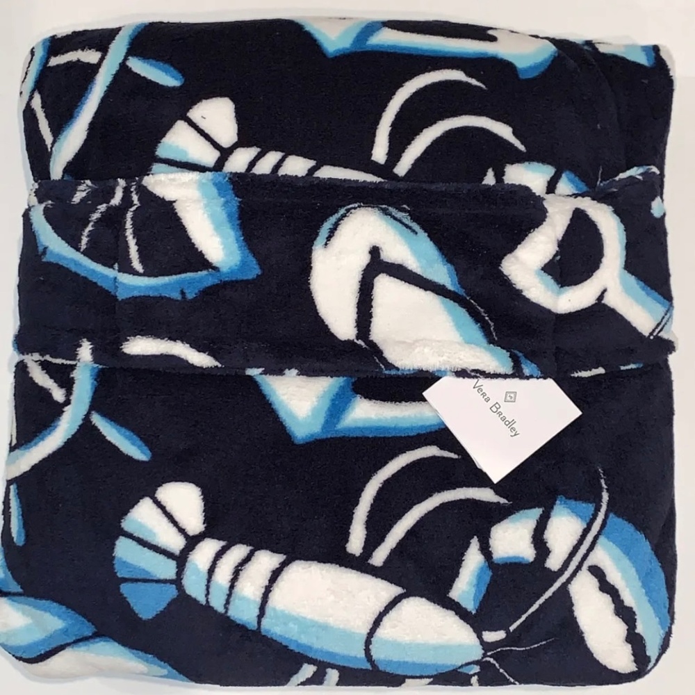 Travel Blanket Pillow All in one Vera Bradley Fleece Travel Blanket Pillow New